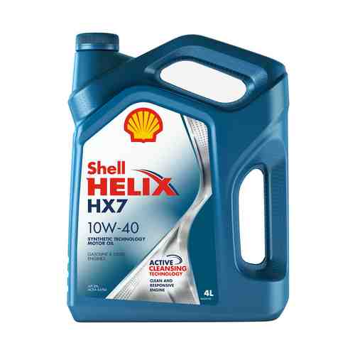 Масло моторное Shell Helix HX7 10W-40 полусинтетическое 4 л