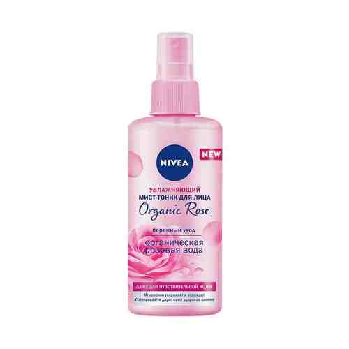 Мист-тоник для лица Nivea Organic Rose увлажняющий с розовой водой 150мл