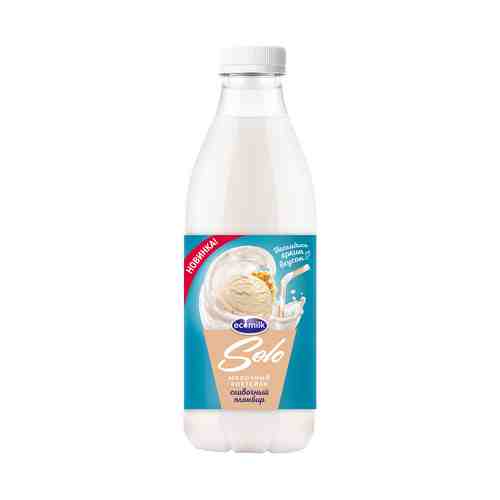 Молочный коктейль Ecomilk.Solo пломбир 2% 930 мл