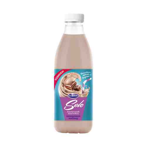 Молочный коктейль Ecomilk.Solo шоколад 2% БЗМЖ 930 мл