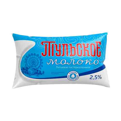 Молоко 2,5% пастеризованное 900 мл Тульское БЗМЖ