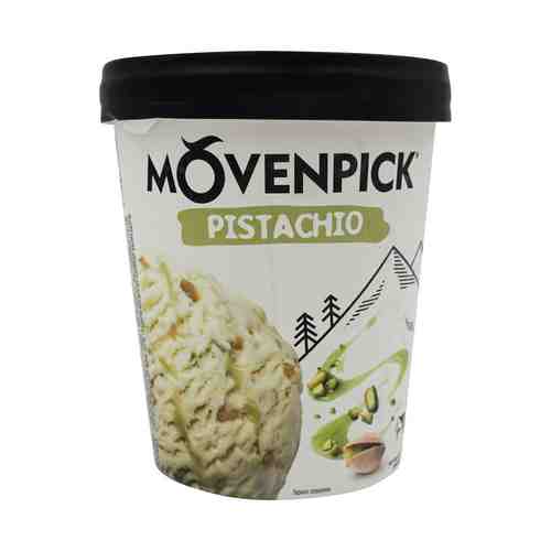 Мороженое пломбир Movenpick с фисташками и фисташковым соусом 14,1% СЗМЖ 287 г