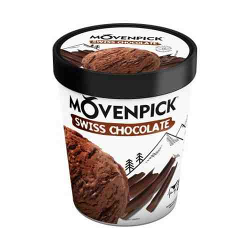 Мороженое пломбир Movenpick шоколадное с кусочками шоколада 19,2% 276 г