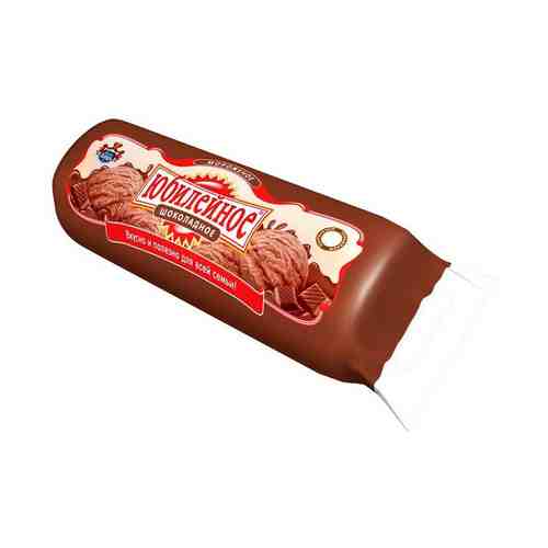 Мороженое пломбир Юбилейное шоколадное СЗМЖ 500 г