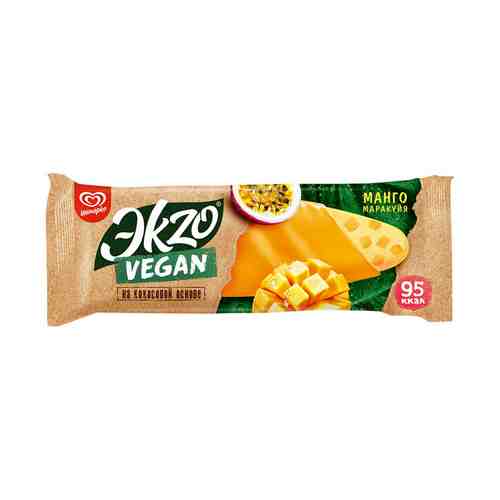Мороженое веганское Инмарко Ekzo Vegan манго-маракуйя 70 г