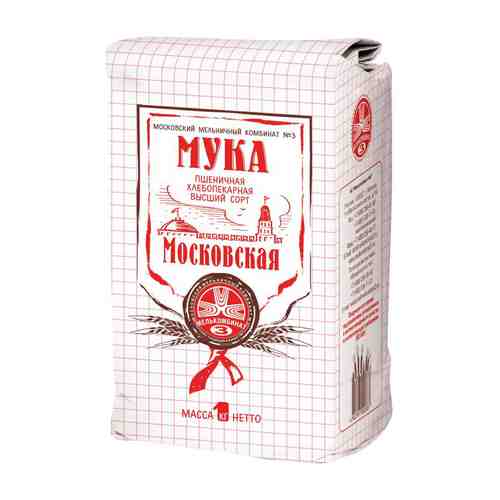 Мука Мелькомбинат Московская хлебопекарная высший сорт 2 кг