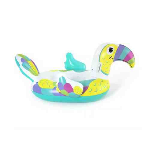 Надувная игрушка Bestway Тукан для плавания с ручками разноцветная 173 x 91 см