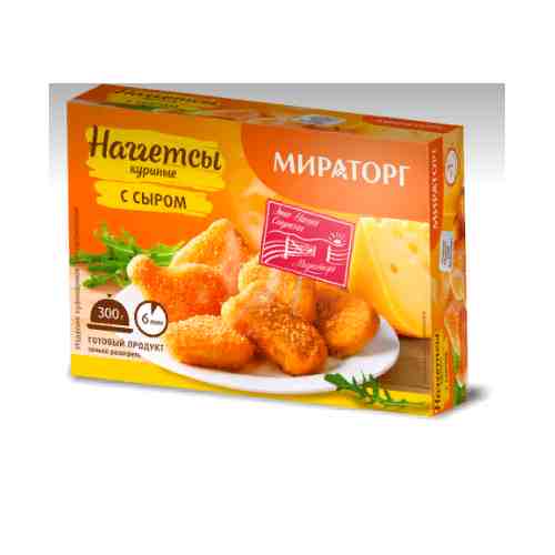 Наггетсы куриные Мираторг с сыром замороженные 300 г