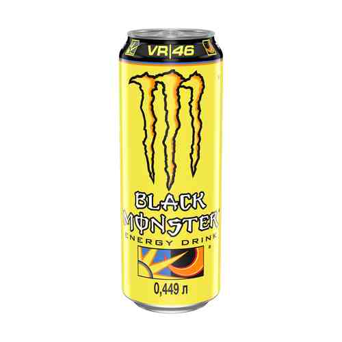 Напиток энергетический Black Monster The Doctor газированный безалкогольный 0,449 л