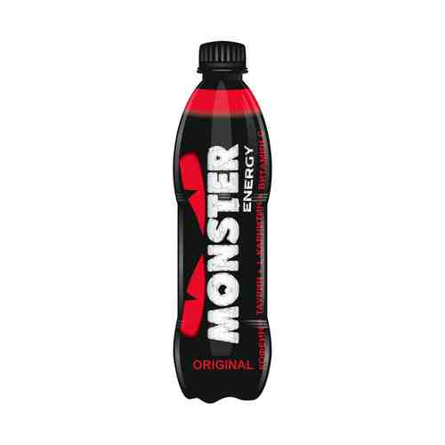 Напиток энергетический Monster красный безалкогольный 0,5 л