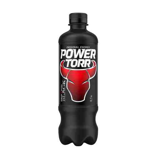 Напиток энергетический Power Torr Black газированный безалкогольный 0,5 л