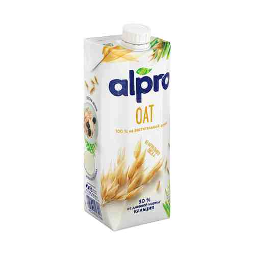 Напиток овсяный Alpro без сахара 2,5% 1 л