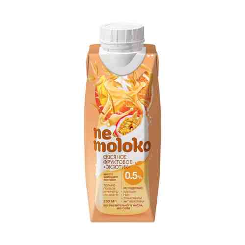 Напиток овсяный Nemoloko Экзотик фруктовый 0,5% 250 мл
