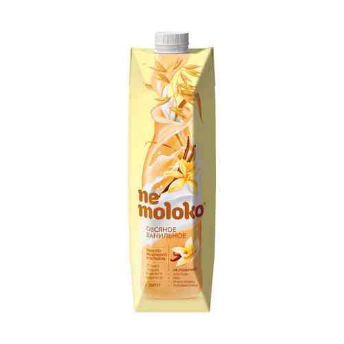Напиток овсяный Nemoloko ванильный обогащенный витаминами и минеральными веществами 3,2% 1 л
