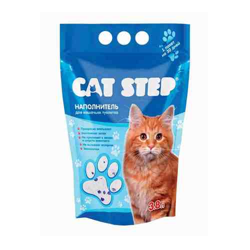 Наполнитель Cat Step Laguna для кошачьих туалетов силикагель 3,8 л