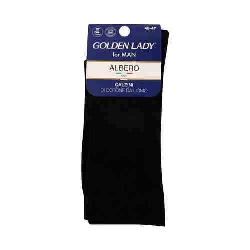 Носки мужские Golden Lady Albero хлопок черный p 45-47