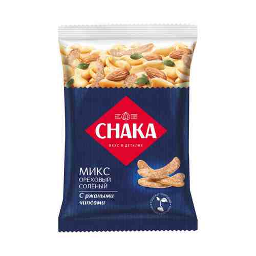 Орехи Chaka соленые с ржаными чипсами 70 г