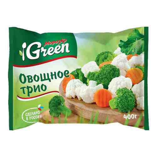Овощная смесь Морозко Green Овощное трио замороженная 400 г