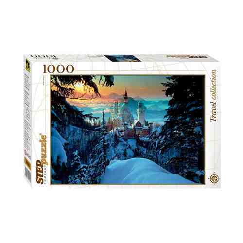 Пазл Step Puzzle Бавария Замок Нойшванштайн 1000 деталей