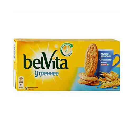 Печенье BelVita Утреннее витаминизированное со злаковыми хлопьями 225 г