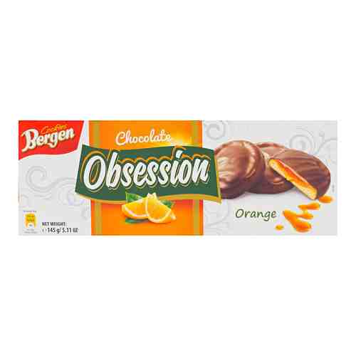 Печенье Bergen Chocolate Obsession Orange 145 г