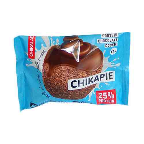 Печенье Chikalab Chikapie Шоколадное протеиновое с начинкой 60 г