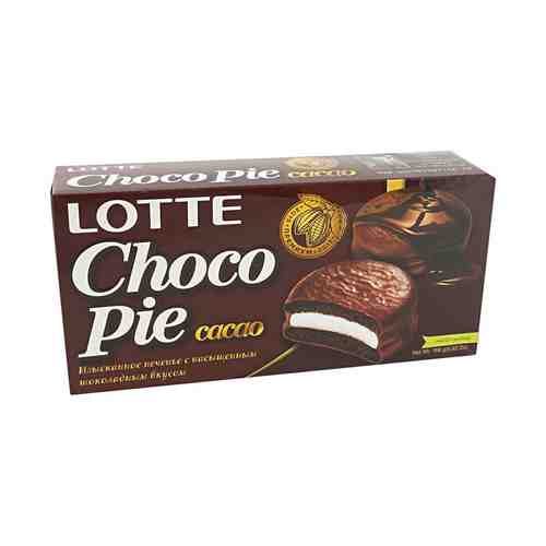 Печенье Lotte Choco Pie Cacao глазированное 168 г