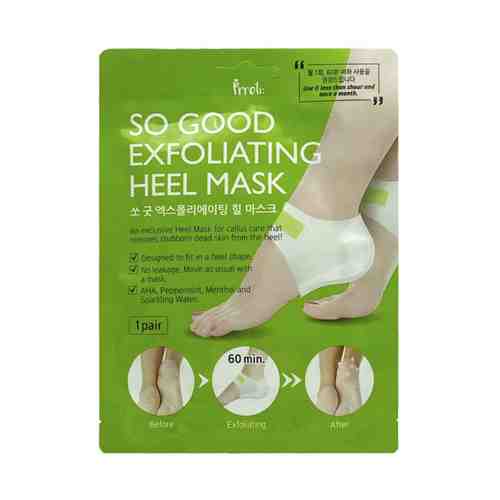 Пилинг-маска для пяток Pretti Exfoliating Heel Mask отшелушивающая 1 пара