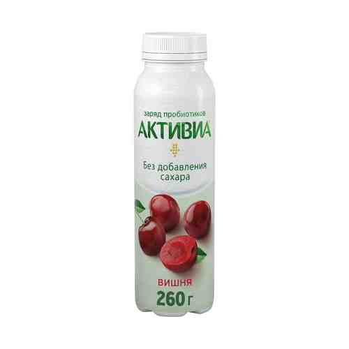 Питьевой йогурт Активиа яблоко-вишня-финик 2% 260 г