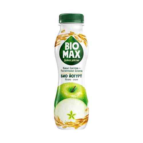 Питьевой йогурт Bio Max яблоко-злаки 1,5% БЗМЖ 270 г
