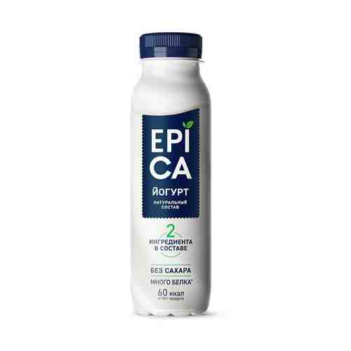 Питьевой йогурт Epica натуральный 2,9% 260 г