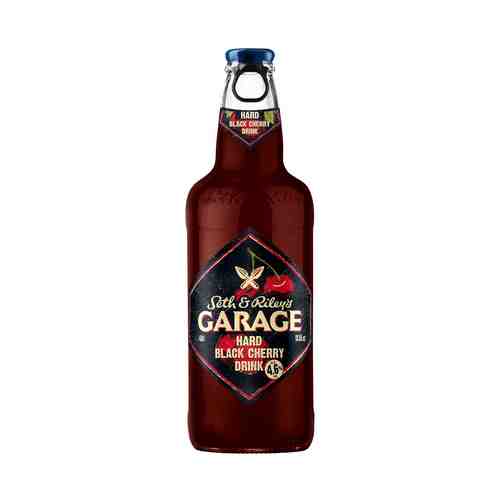 Пивной напиток Seth Riley's Garage Hard Black Cherry пастеризованный 4,6% 0,4 л