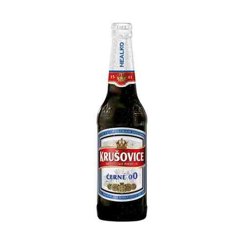 Пиво безалкогольное Krusovice Черне Неалко пастеризованное темное 0,45 л