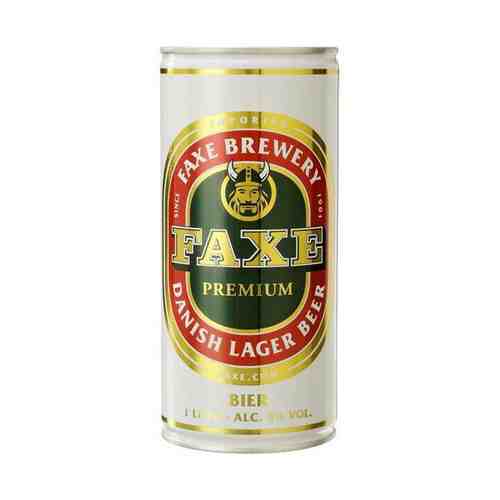 Пиво Faxe Premium светлое 5% 1 л