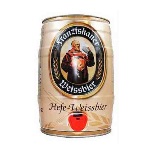 Пиво Franziskaner Hefe Weissbier светлое 5% 5 л