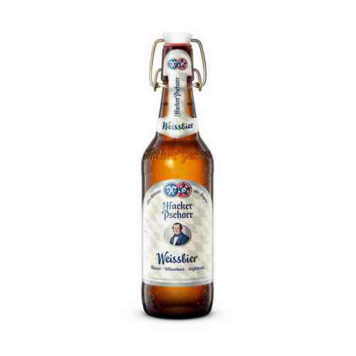 Пиво Hacker Pschorr Weissebier светлое пшеничное нефильтрованное 5,5% 0,5 л