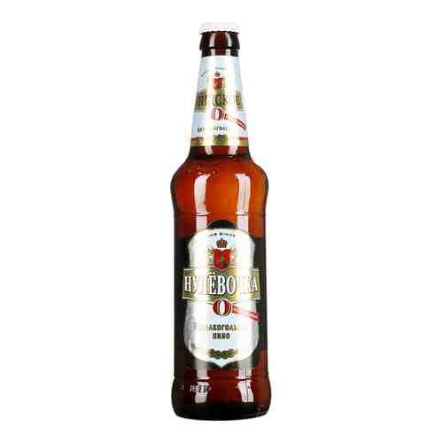 Пиво Лидское Нулевочка светлое безалкогольное стеклянная бутылка 0,5 л