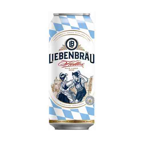 Пиво Liebenbrau Helles светлое 5,1% 0,5 л
