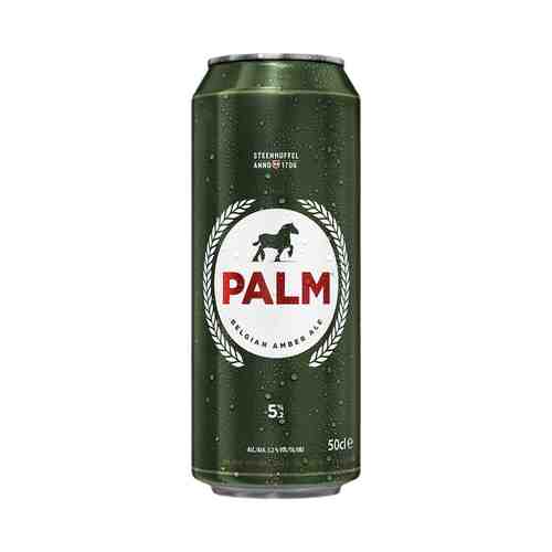 Пиво Palm темное 5,2% 0,5 л