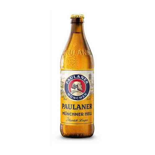 Пиво Paulaner Original Munchner Hell светлое 4,9% 0,5 л