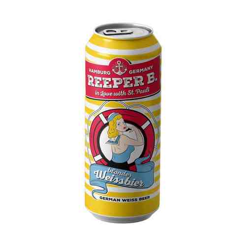 Пиво Reeper B. blondes Weissbier светлое 5,4% 0,5 л