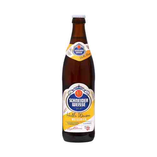 Пиво Schneider Weisse Meine Helle Weisse светлое нефильтрованное пастеризованное 4,9% 0,5 л