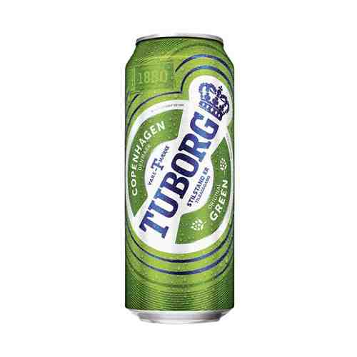 Пиво Tuborg Green светлое 4,6% 0,45 л