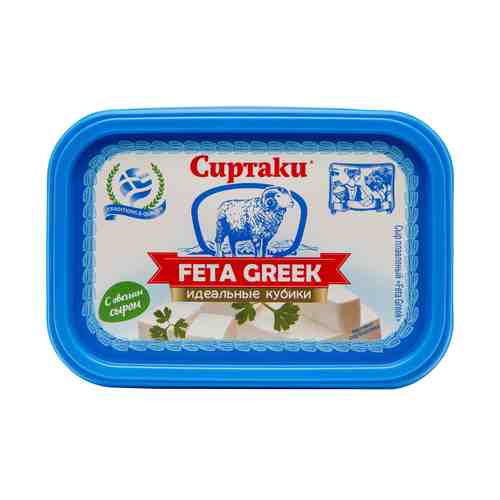 Плавленый сыр Сиртаки Feta Greek 45% БЗМЖ 400 г