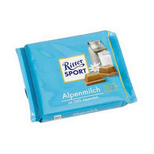 Плитка Ritter Sport Альпийское молоко молочный шоколад 100 г