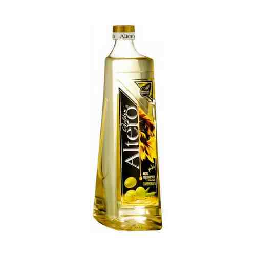 Подсолнечное масло Altero Golden с добавлением оливкового рафинированное дезодорированное 810 мл