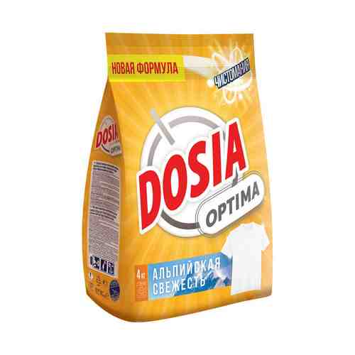 Порошок Dosia Optima Альпийская свежесть универсальный 4 кг