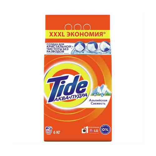 Порошок Tide Альпийская свежесть автомат 6 кг