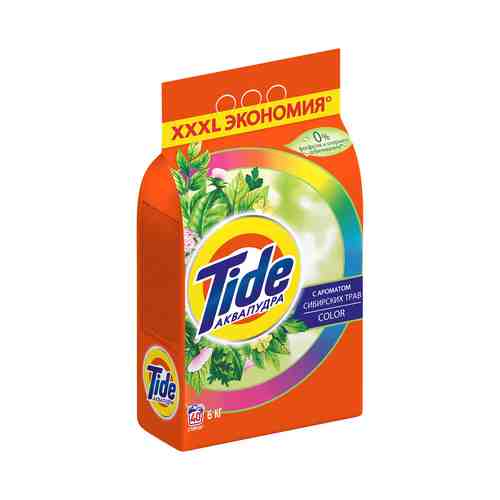 Порошок Tide Color Аквапудра Сибирские травы для цветного белья 6 кг