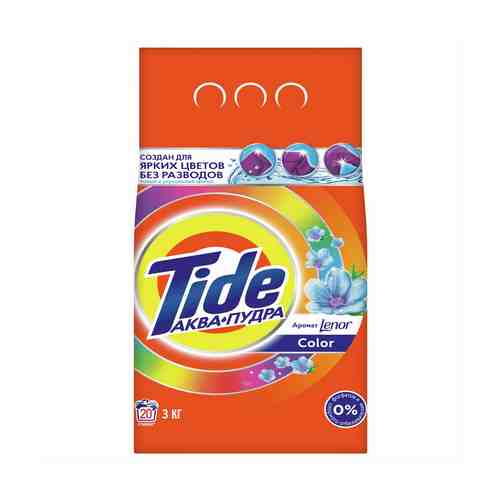 Порошок Tide Touch of scent Lenor Color Автомат 3 кг